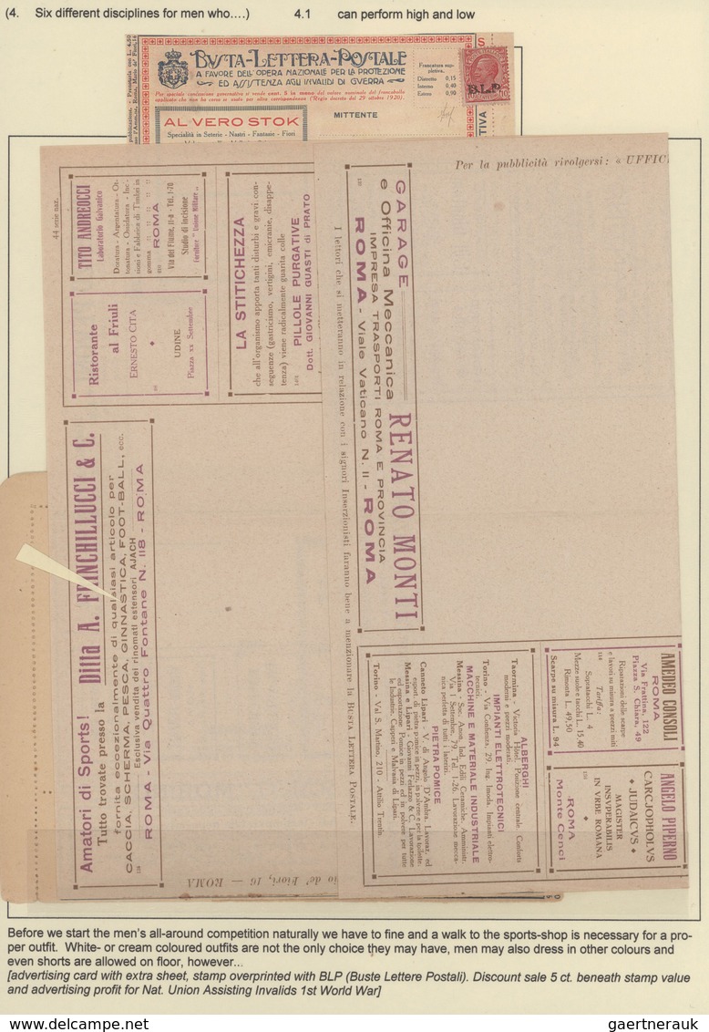 Thematik: Sport-Turnen / sport-gymnastics: 1822/2011 (approx). WORLD OF GYMNASTICS. Exhibition colle