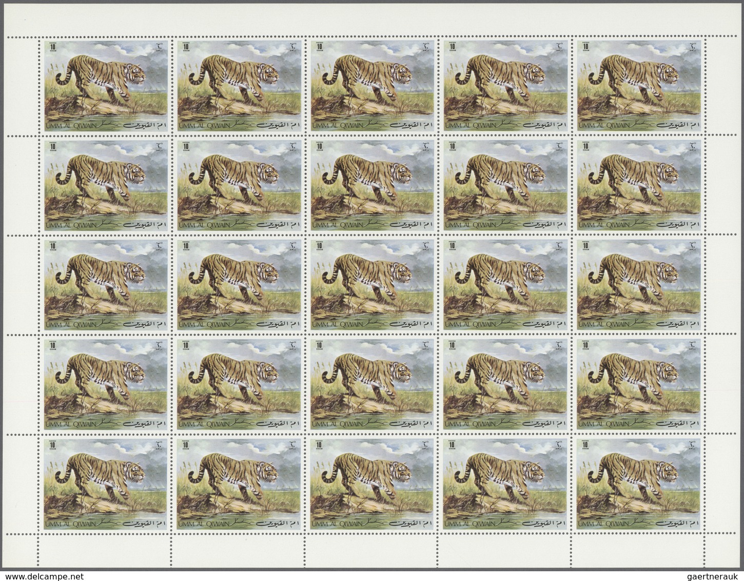 Thematik: Tiere, Fauna / animals, fauna: 1970/2005, MNH accumulation: Yemen 12b. Cats imperforate 29