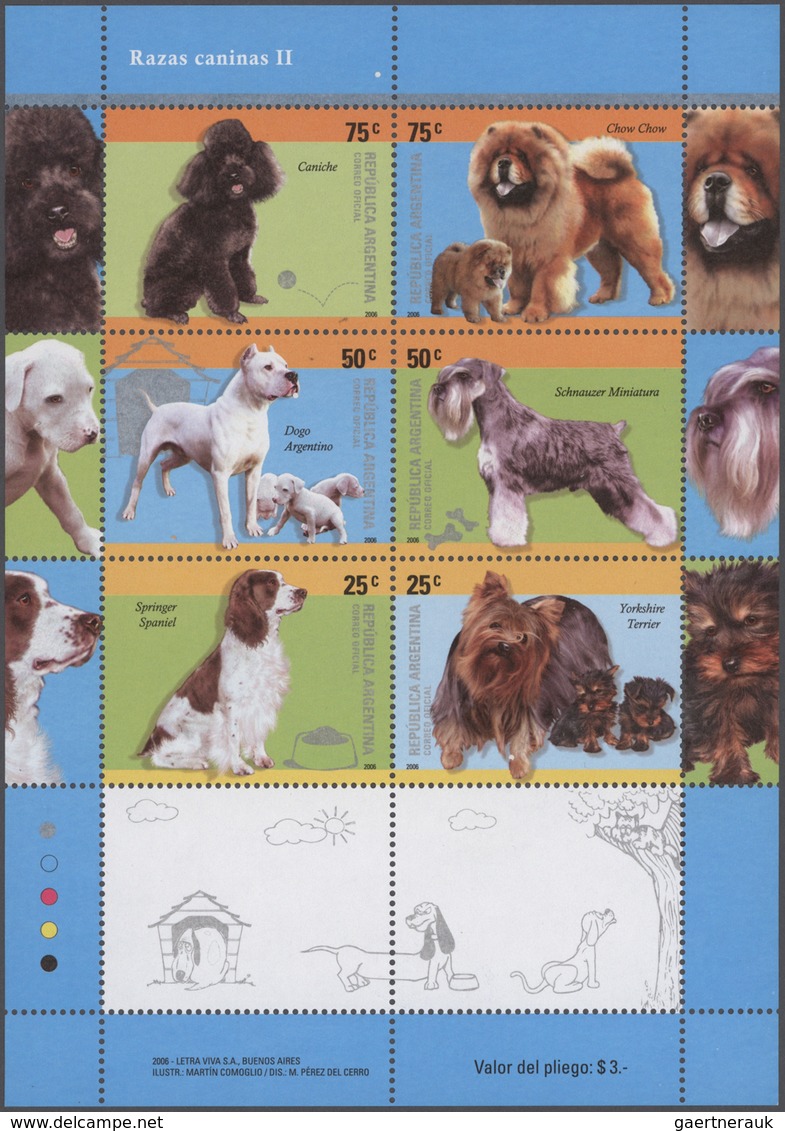 Thematik: Tiere-Hunde / Animals-dogs: 2003/2007 (ca.), DOGS (which Is Apparently The Main Value) Plu - Hunde