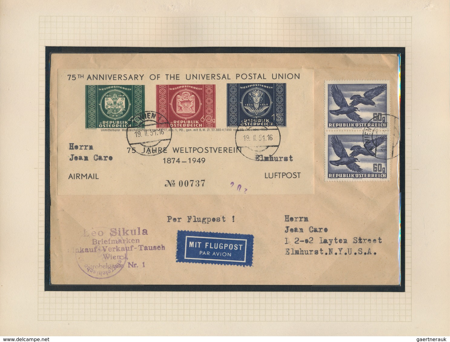 Thematik: UPU / United Postal Union: 1949, 75 Jahre UPU, Saubere Sammlung Mit Ungebrauchten Ausgaben - U.P.U.