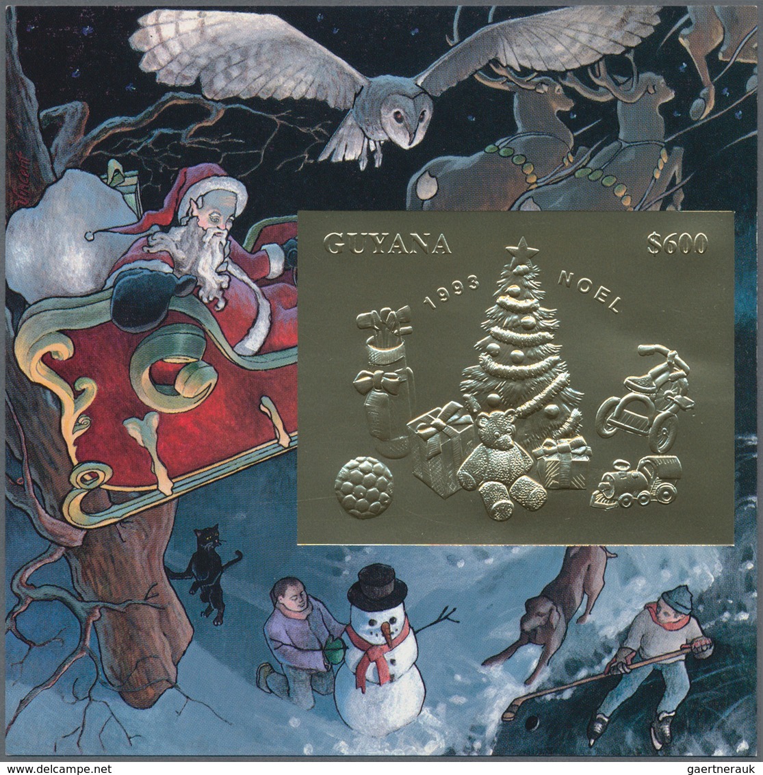 Thematik: Weihnachten / Christmas: 1993, Guyana. Set Of 8 Different Souvenir Sheets CHRISTMAS, Each - Kerstmis