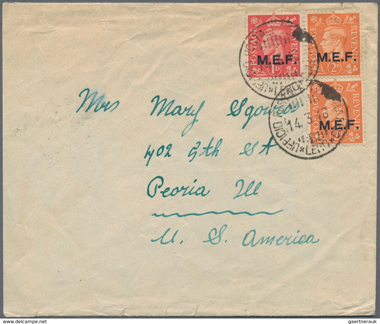 Ägäische Inseln - Besonderheiten: 1946/1947, British Occupation Of Dodecanese, Group Of Four Covers - Egée