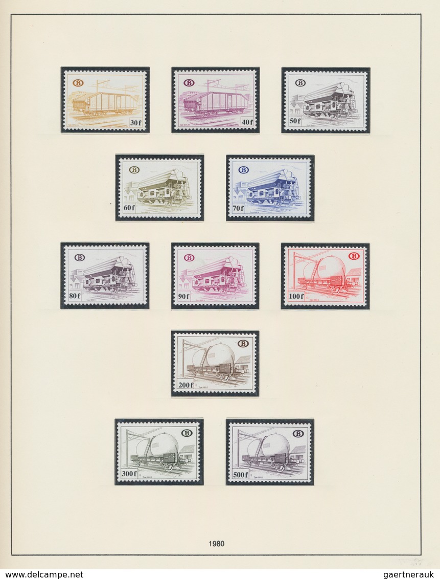 Belgien: 1879/1980, Multi-sided Collection In A Lindner Binder, From Some German Occupation WWI, Pre - Collections