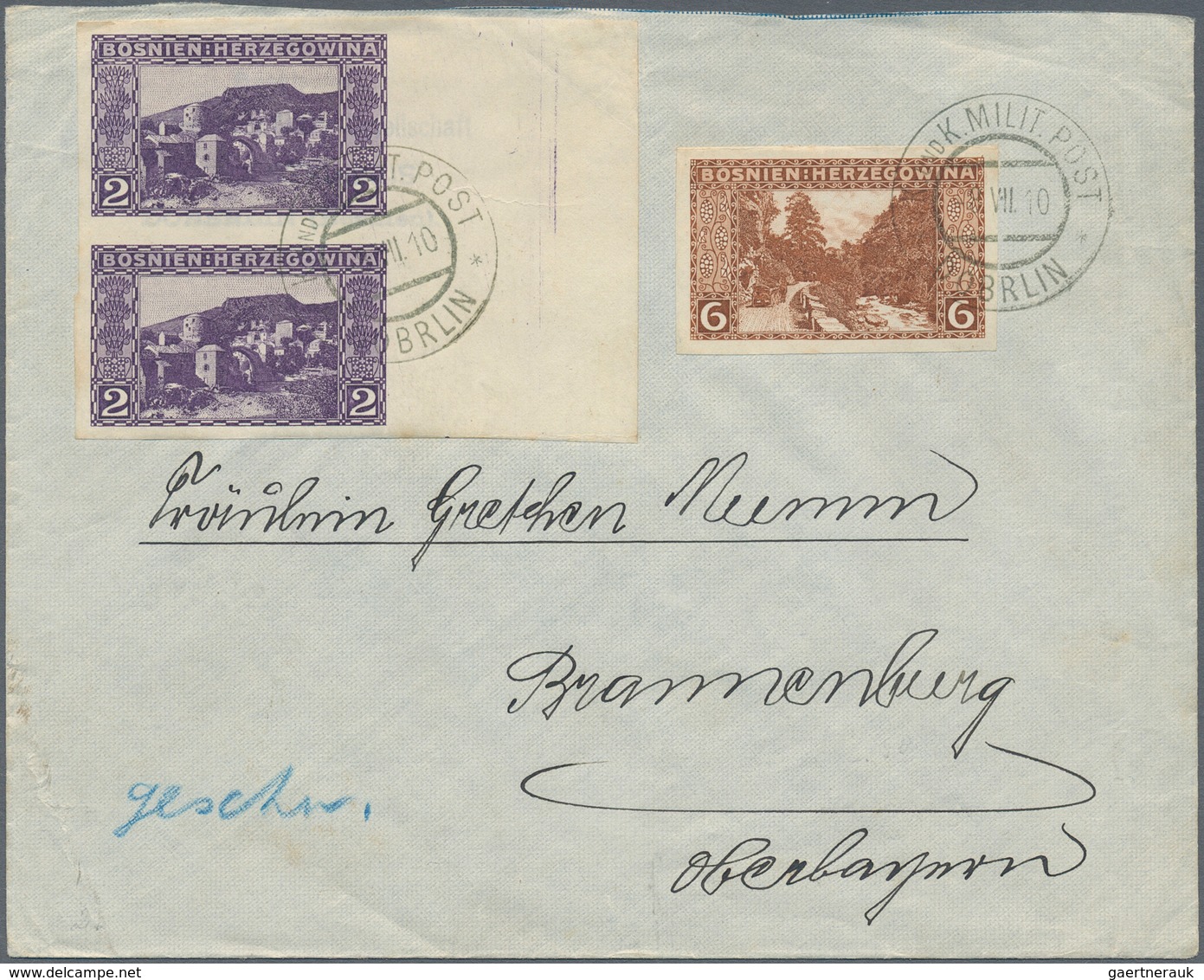 Bosnien Und Herzegowina (Österreich 1879/1918): 1882/1918, Holding Of Apprx. 230 Cover, Cards, Ppc, - Bosnien-Herzegowina