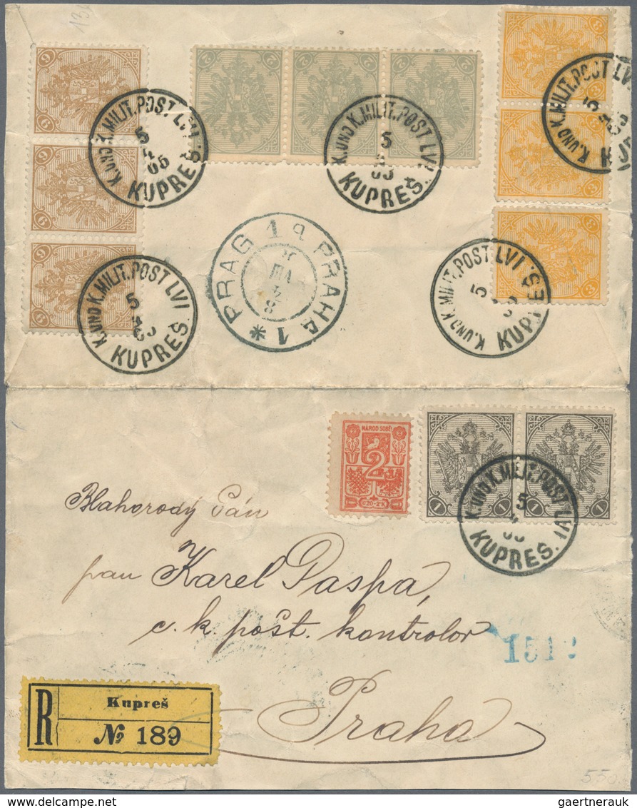 Bosnien Und Herzegowina (Österreich 1879/1918): 1884/1906, Collection Of 136 Covers, Cards, Ppc, Use - Bosnia Herzegovina