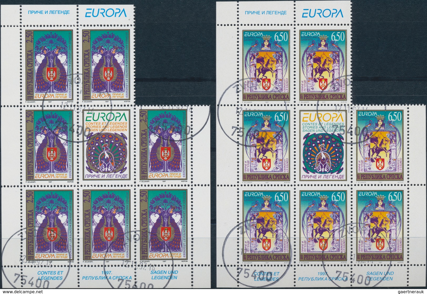 Bosnien Und Herzegowina - Serbische Republik: 1997/1998, Europa, 63 Sets 1997 (56 Of Them In Seven M - Bosnia And Herzegovina