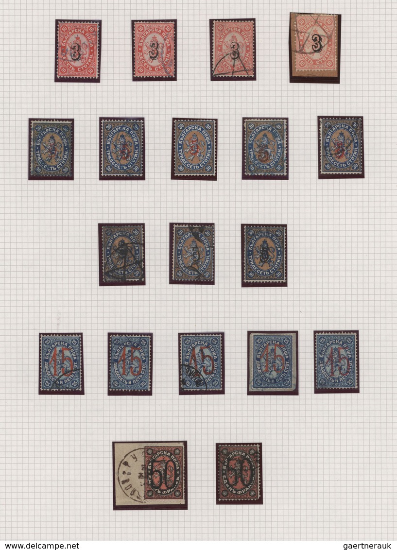 Bulgarien: 1879/1884, Lion Issues, A Splendid Mainly Used Collection Of 67 Stamps On Album Pages, Co - Nuevos