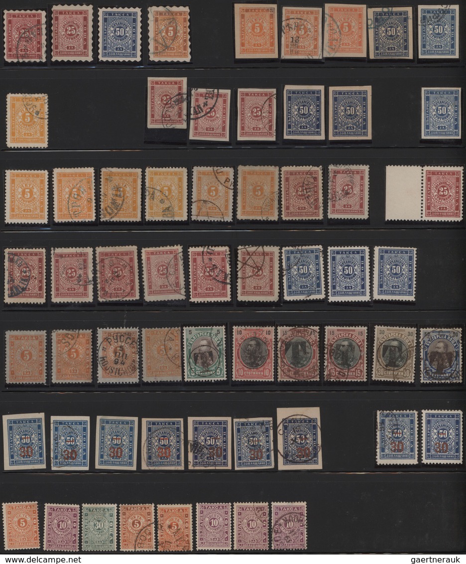 Bulgarien: 1879/1962, A Comprehensive Used And Mint Collection On Stocksheets, Showing Especially A - Neufs