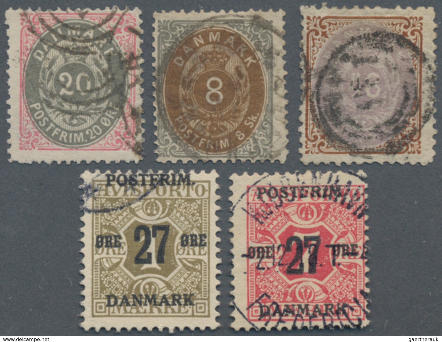 Dänemark: 1851-2011: Comprehensive Collection Of Used Stamps In Four Binders, Starting With Some Sin - Gebraucht