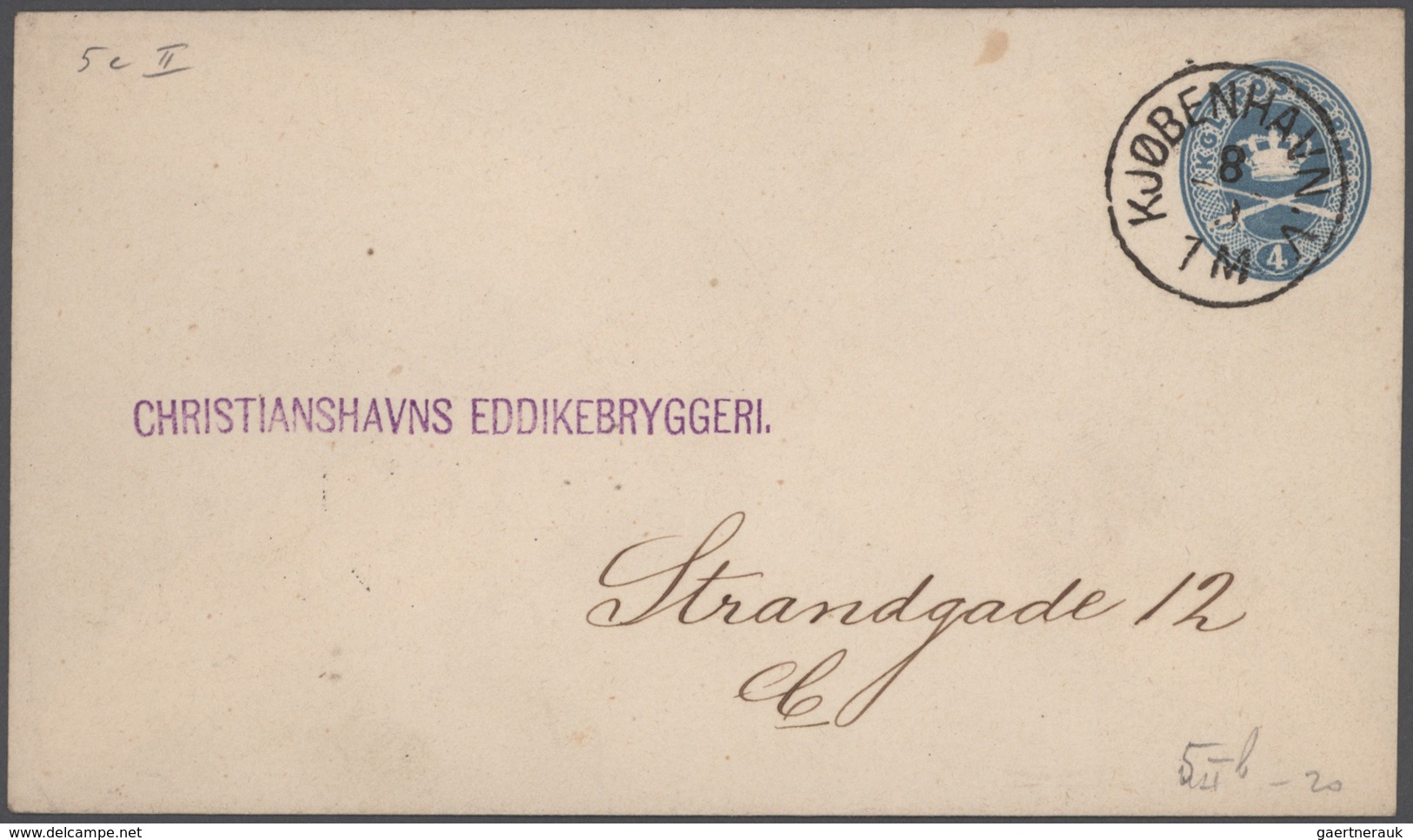 Dänemark - Ganzsachen: 1864/1935 Collection Of More Than 650 Postal Stationery Items In A Big Old Al - Entiers Postaux