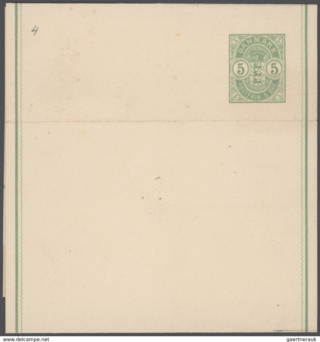 Dänemark - Ganzsachen: 1864/1935 Collection of more than 650 postal stationery items in a big old al