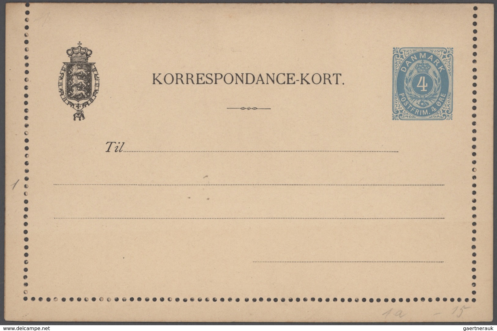 Dänemark - Ganzsachen: 1864/1935 Collection of more than 650 postal stationery items in a big old al