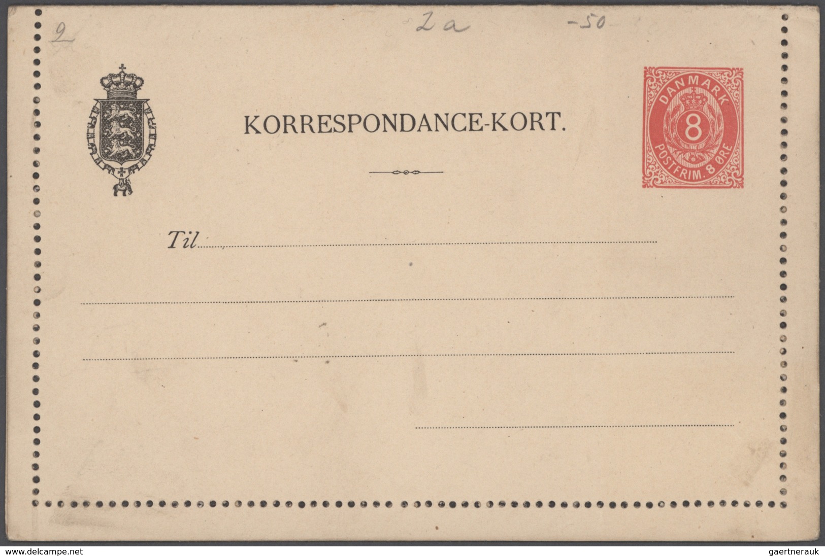 Dänemark - Ganzsachen: 1864/1935 Collection of more than 650 postal stationery items in a big old al