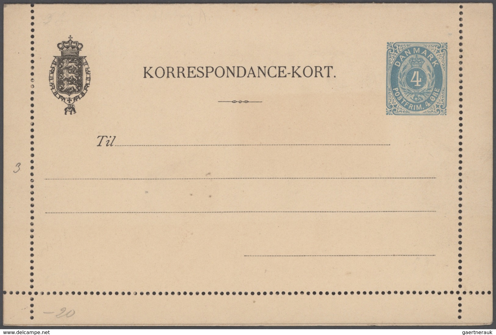 Dänemark - Ganzsachen: 1864/1935 Collection of more than 650 postal stationery items in a big old al