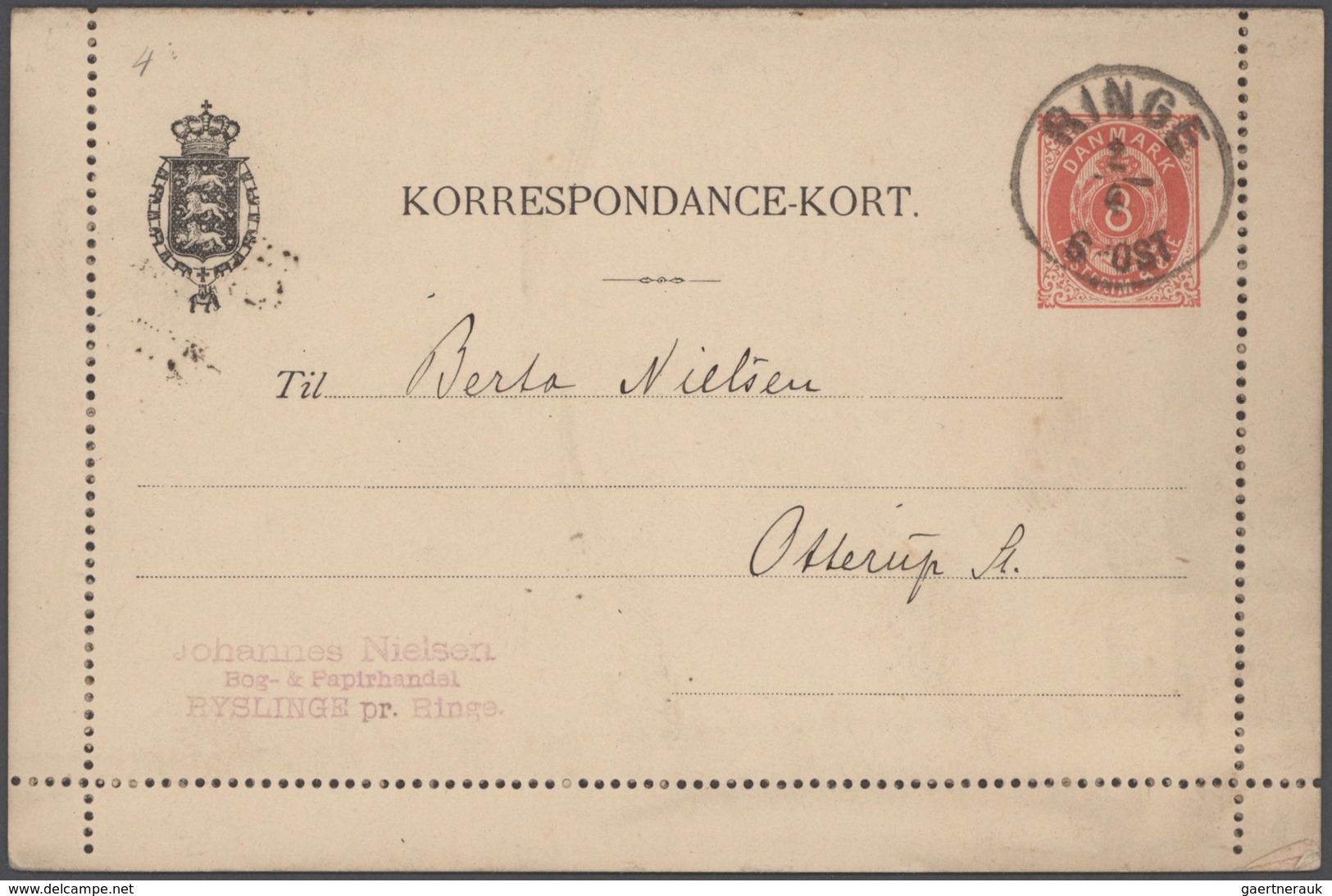 Dänemark - Ganzsachen: 1864/1935 Collection of more than 650 postal stationery items in a big old al