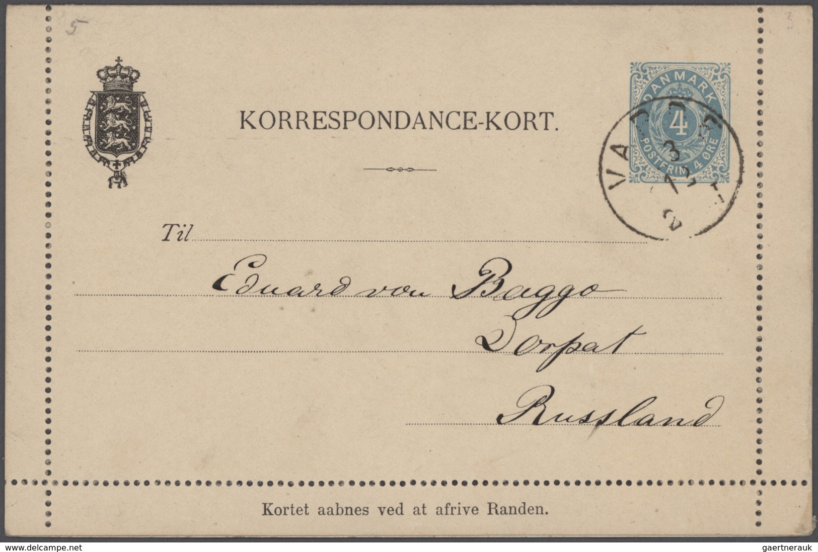Dänemark - Ganzsachen: 1864/1935 Collection of more than 650 postal stationery items in a big old al