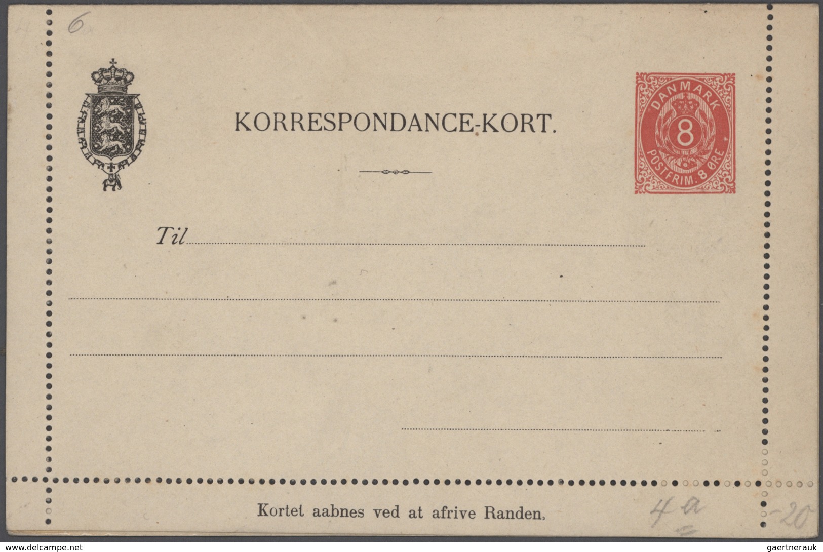 Dänemark - Ganzsachen: 1864/1935 Collection of more than 650 postal stationery items in a big old al