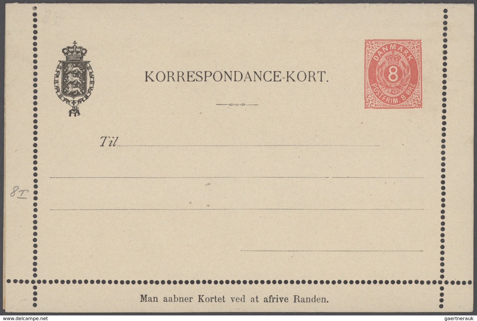 Dänemark - Ganzsachen: 1864/1935 Collection of more than 650 postal stationery items in a big old al