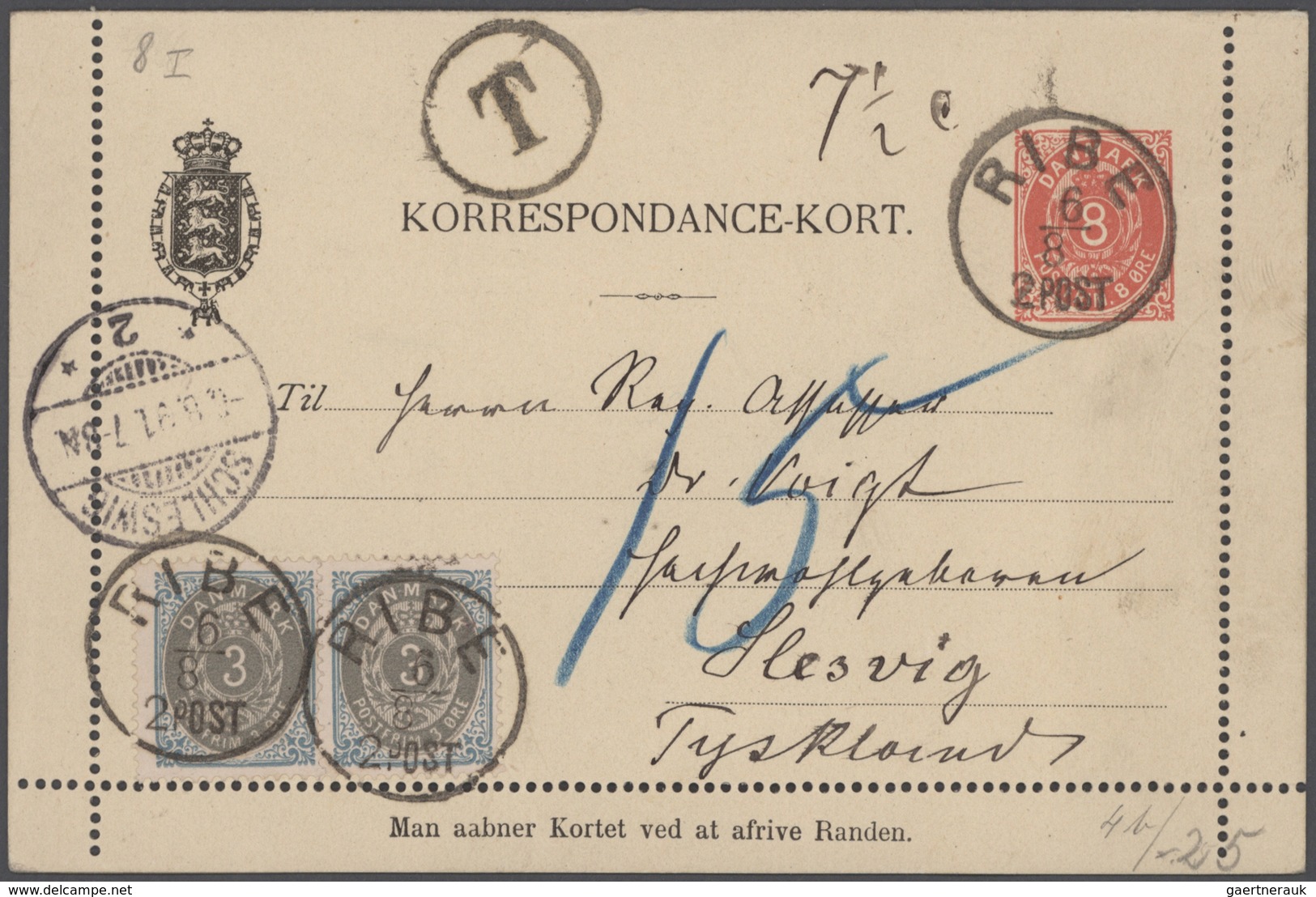 Dänemark - Ganzsachen: 1864/1935 Collection of more than 650 postal stationery items in a big old al