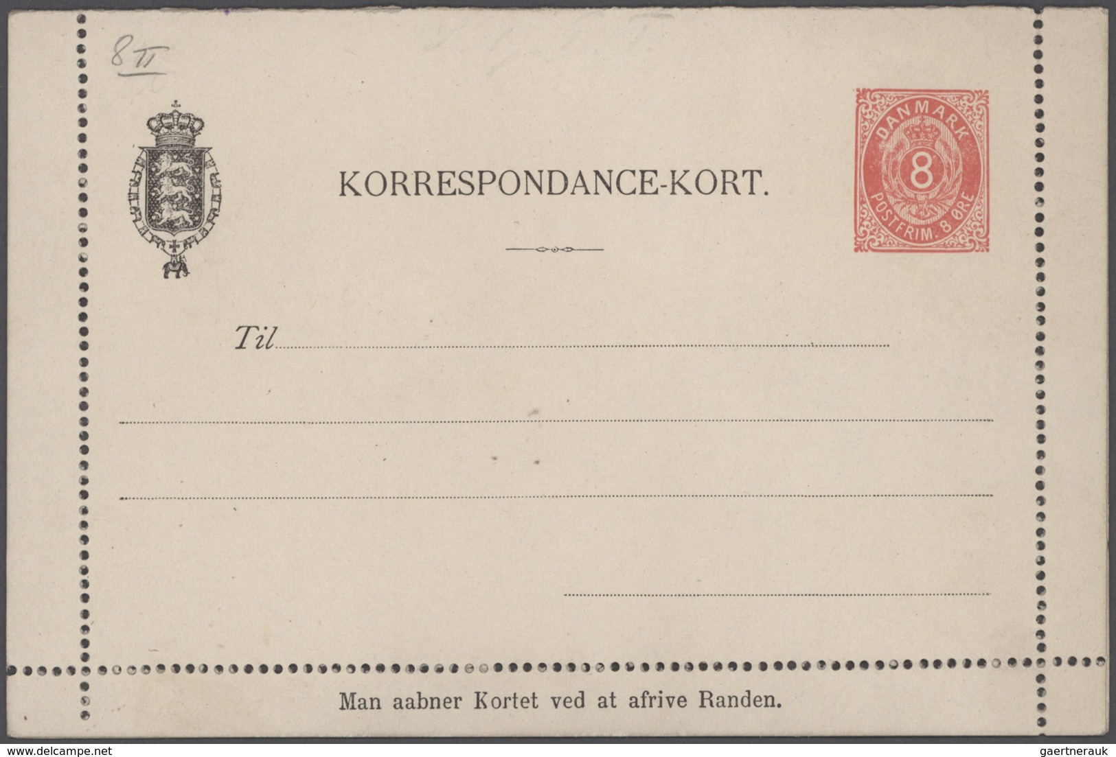 Dänemark - Ganzsachen: 1864/1935 Collection of more than 650 postal stationery items in a big old al