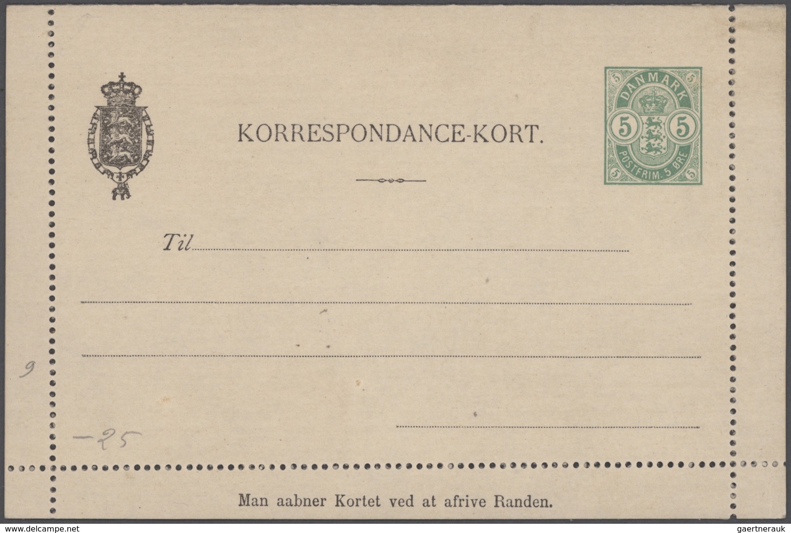 Dänemark - Ganzsachen: 1864/1935 Collection of more than 650 postal stationery items in a big old al