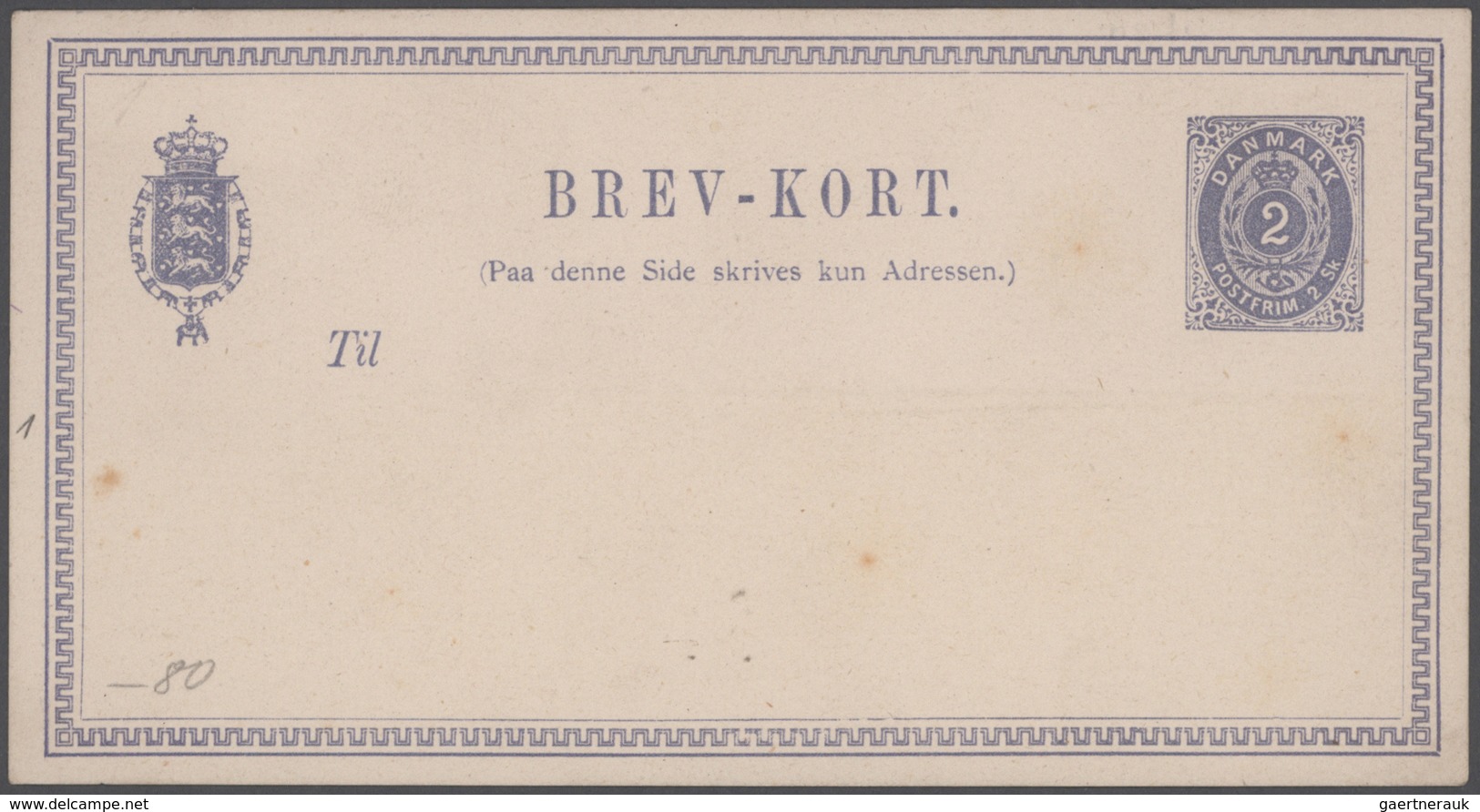 Dänemark - Ganzsachen: 1864/1935 Collection of more than 650 postal stationery items in a big old al