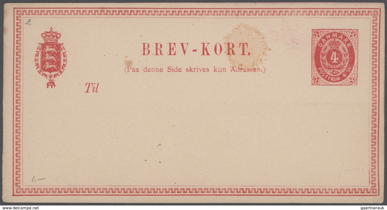 Dänemark - Ganzsachen: 1864/1935 Collection of more than 650 postal stationery items in a big old al