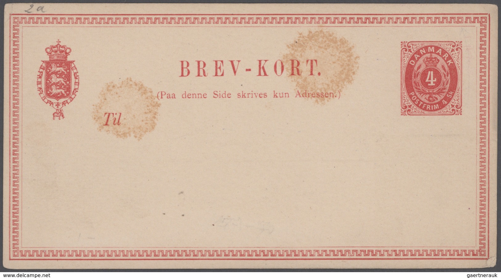 Dänemark - Ganzsachen: 1864/1935 Collection of more than 650 postal stationery items in a big old al