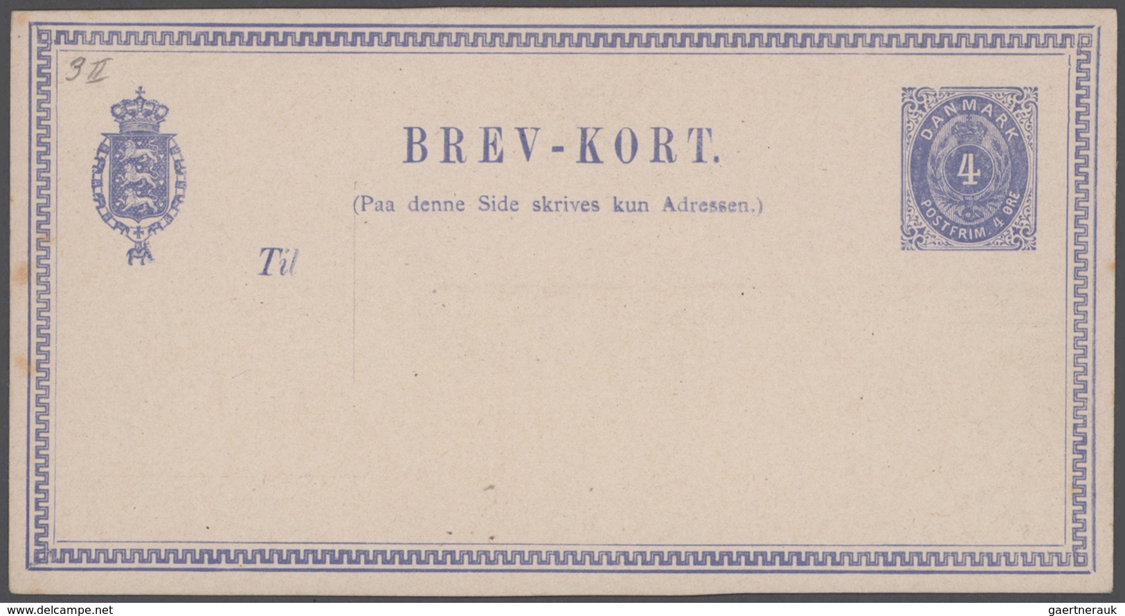 Dänemark - Ganzsachen: 1864/1935 Collection of more than 650 postal stationery items in a big old al