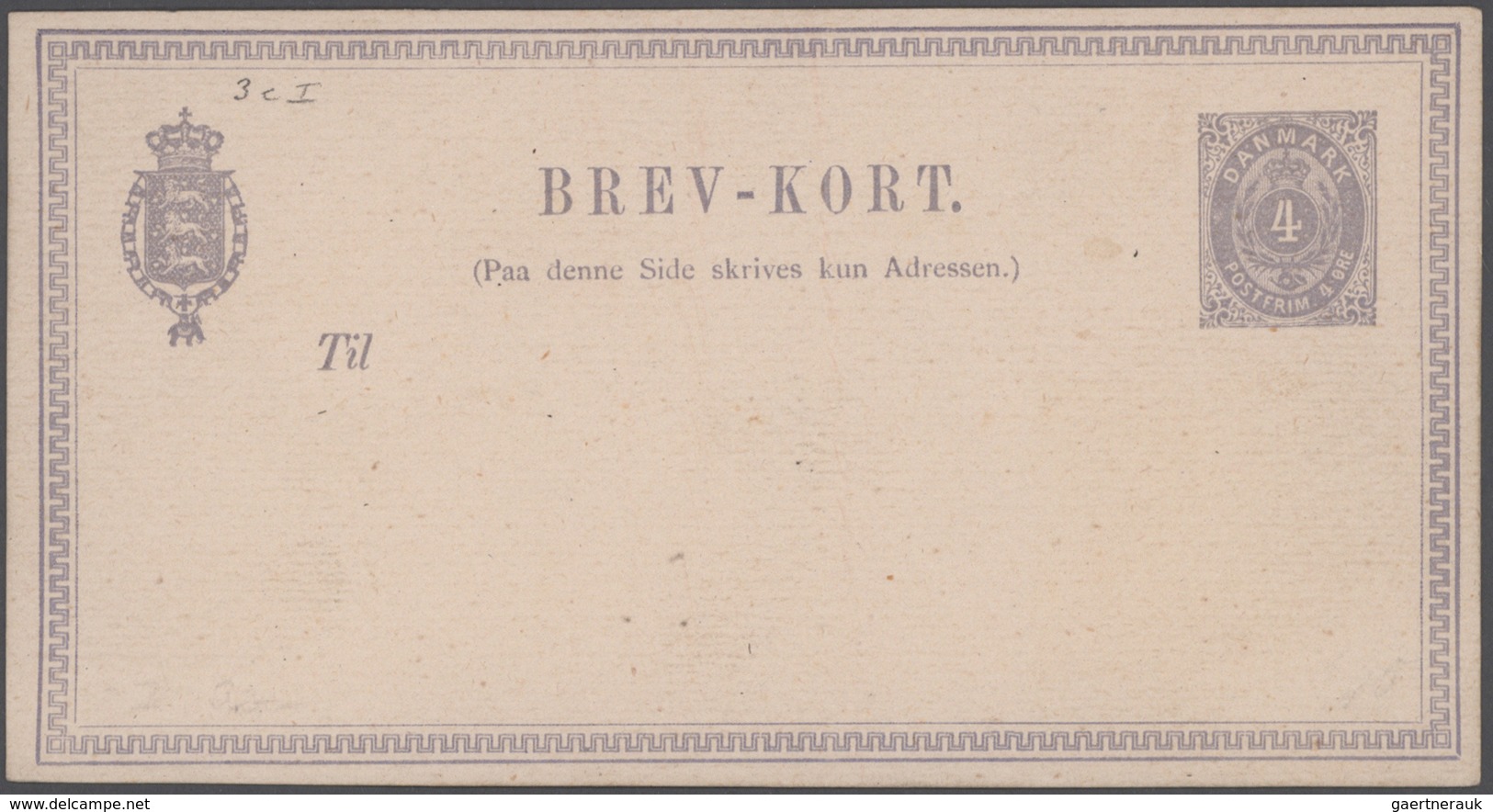 Dänemark - Ganzsachen: 1864/1935 Collection of more than 650 postal stationery items in a big old al