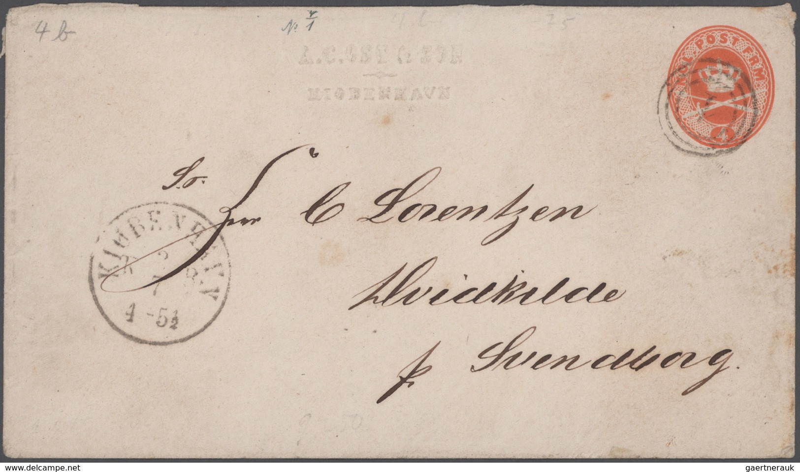 Dänemark - Ganzsachen: 1864/1935 Collection of more than 650 postal stationery items in a big old al