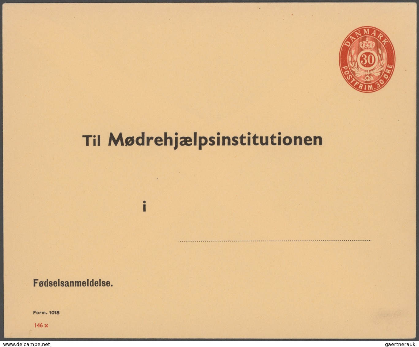 Dänemark - Ganzsachen: 1875/1970 (ca.) holding of ca. 830 unused/CTO-used and used postal stationery