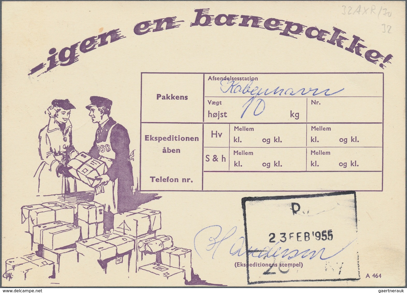 Dänemark - Ganzsachen: 1938-1981: Collection Of 143 Danish Railway Postal Stationery Cards, Unused A - Ganzsachen