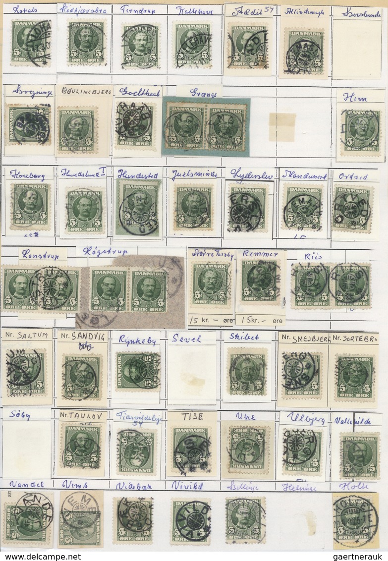 Dänemark - Stempel: 1950/1912, Specialised Accumulation Of Apprx. 1890 Stamps Showing Clear Strikes - Frankeermachines (EMA)