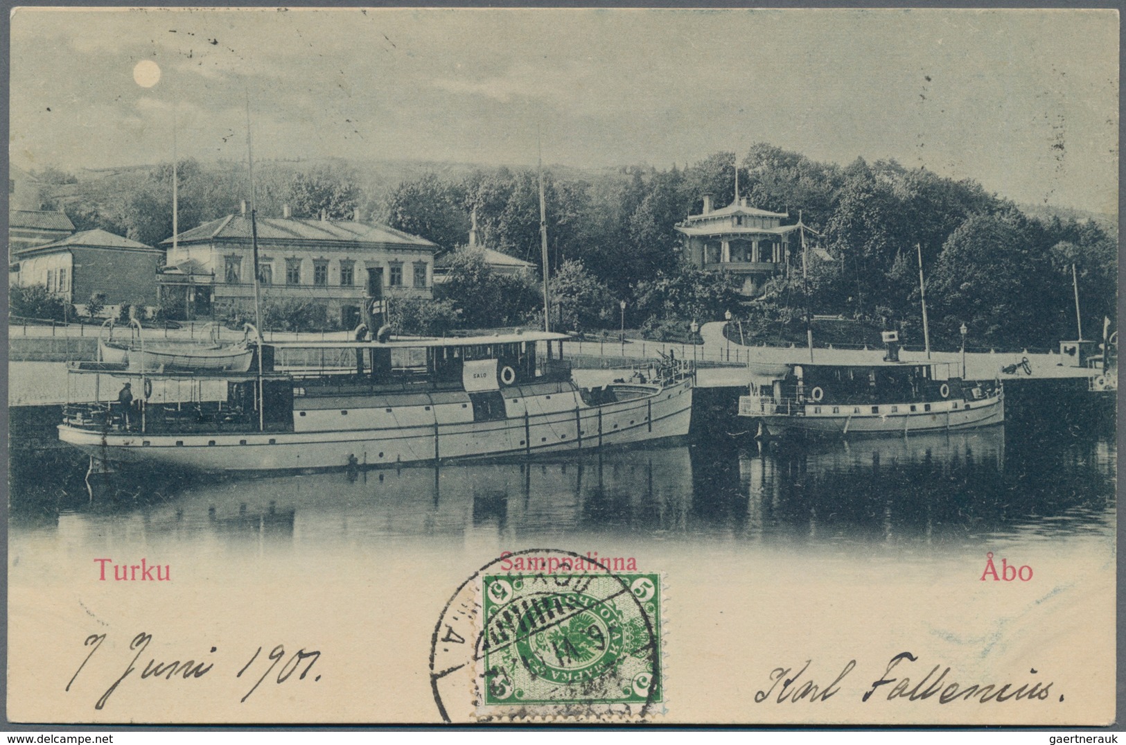 Finnland: 1900/1940 (ca.), Lot Of 28 Ppc Plus One Girl's Photo, Comprising Topographic Views And The - Gebraucht