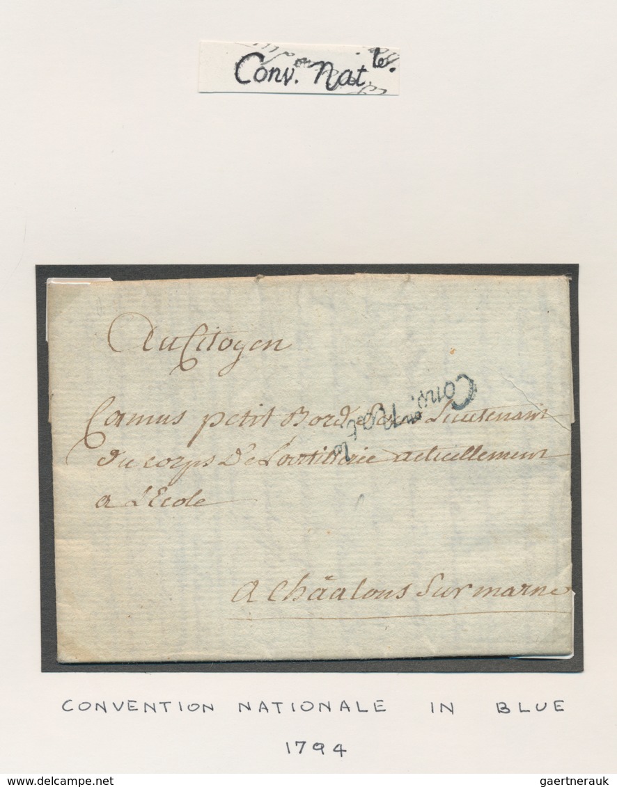 Frankreich: 1794/1940 (ca.), Assortment Of Apprx. 40 Covers/cards Relating To Various Parliaments/De - Colecciones Completas