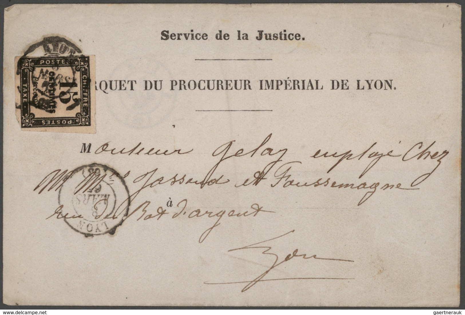 Frankreich: 1830/1980 (ca.), holding of apprx. 244 covers/cards from pre-philately/classic period, s