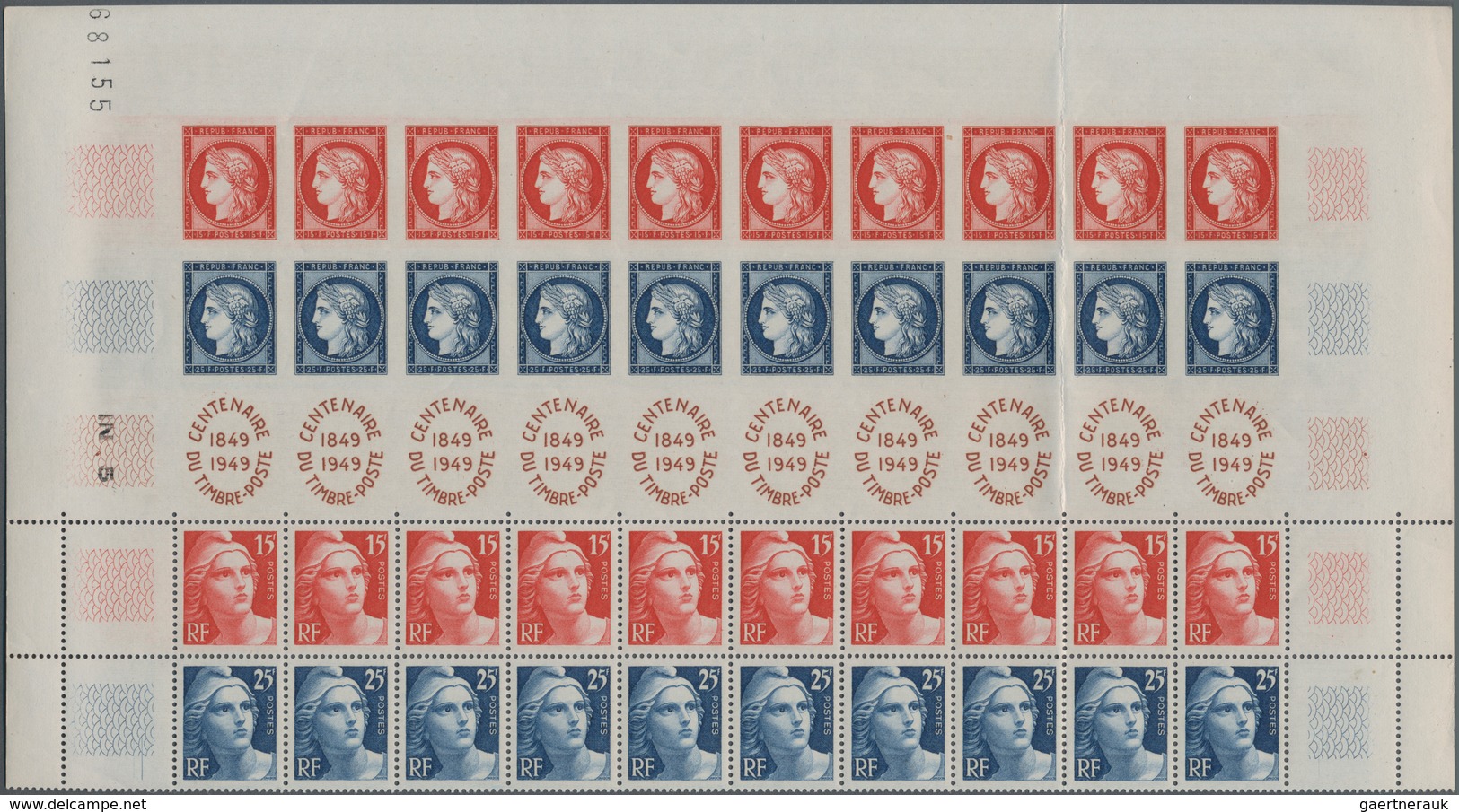 Frankreich: 1849/1955 (ca.), FRENCH PHILATELIC TREASURE, Sophisticated Accumulation On Stockcards Wi - Verzamelingen