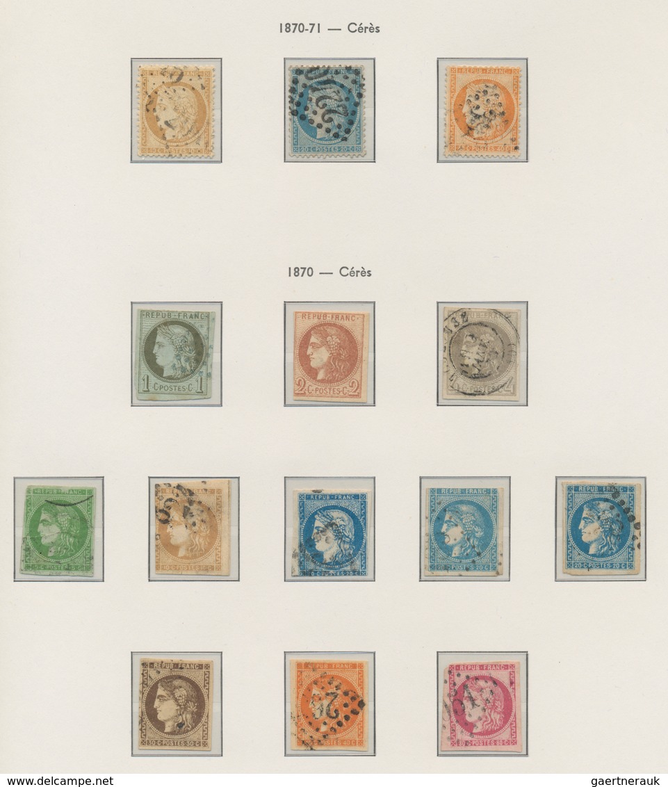 Frankreich: 1849/2012, A Splendid Collection In Nine Edifil Albums, Mainly In Mint Condition And App - Sammlungen