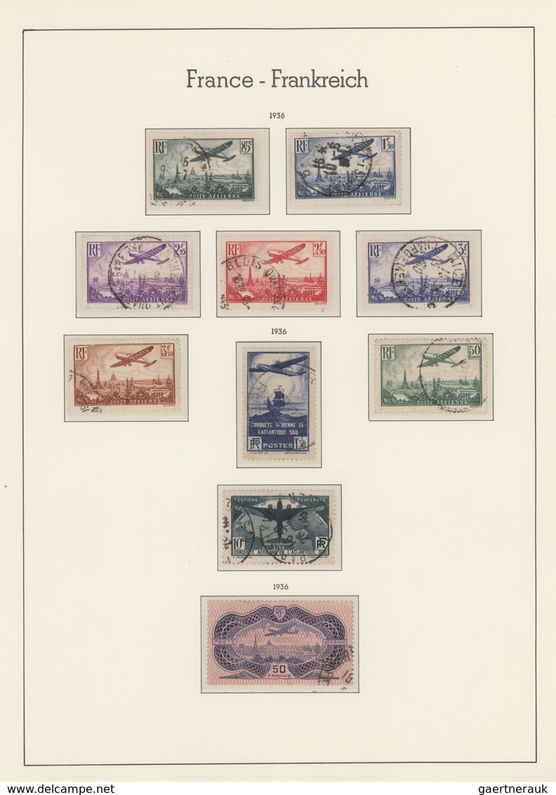 Frankreich: 1849-1969, gestempelte recht gut besetzte Sammlung ab Klassik zum Teil zusätzlich Farben