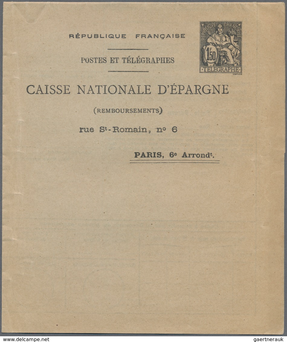 Frankreich: 1852/1940 Accumulation Of Ca. 290 Letters (mostly Classic Until 1875), Cards And Postal - Colecciones Completas