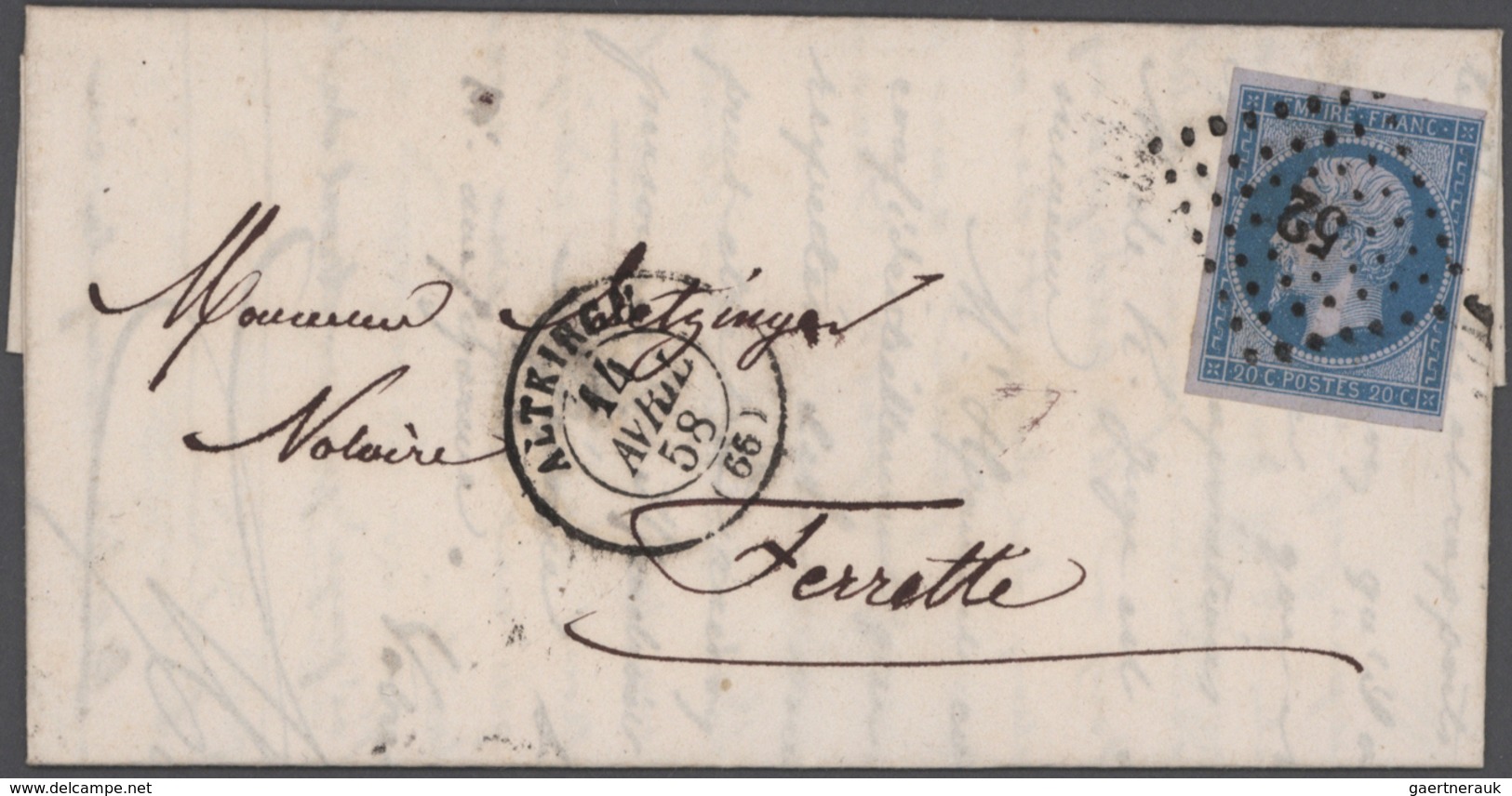 Frankreich: 1860/2000, holding of several hundred (and probably more than 1000) covers/cards/station