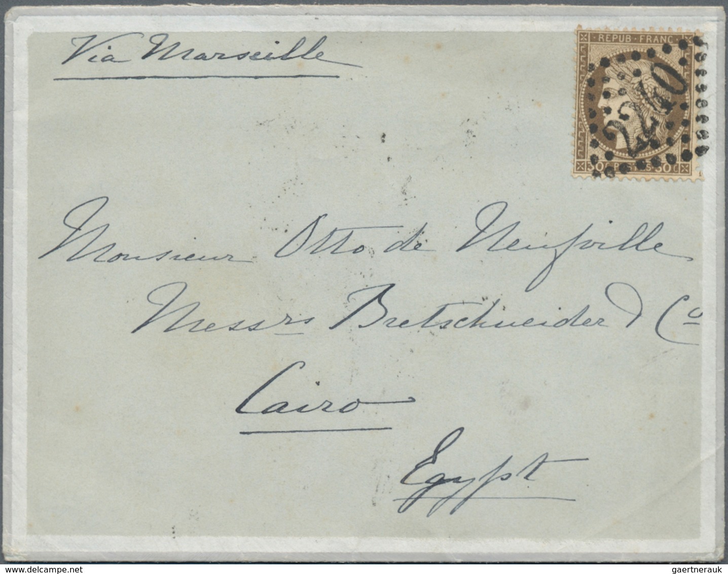 Frankreich: 1860/2010, Holding Of Ca. 450 Letters, Cards, Precursor Cards, Picture-postcards, Intern - Collections