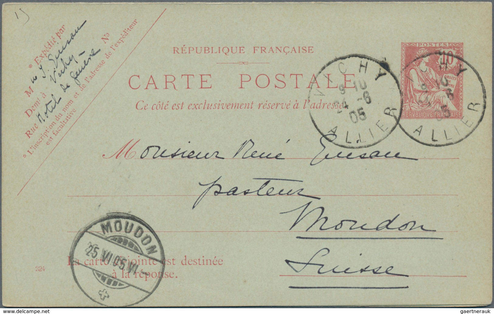 Frankreich: 1860/2010, Holding Of Ca. 450 Letters, Cards, Precursor Cards, Picture-postcards, Intern - Colecciones Completas