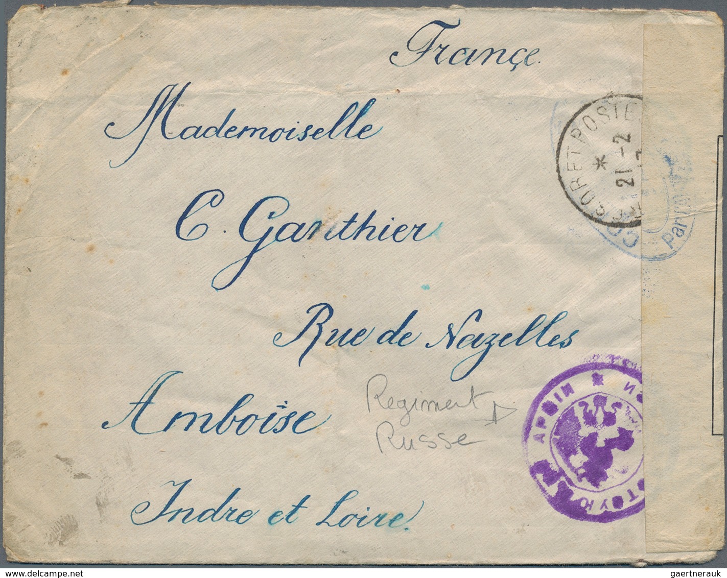 Frankreich: 1914/1921, Holding Of Apprx. 2000+ Field Post Covers/fronts + Related, Showing A Vast Ra - Colecciones Completas