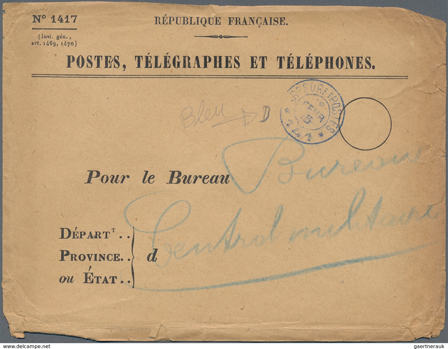 Frankreich: 1914/1921, holding of apprx. 2000+ field post covers/fronts + related, showing a vast ra