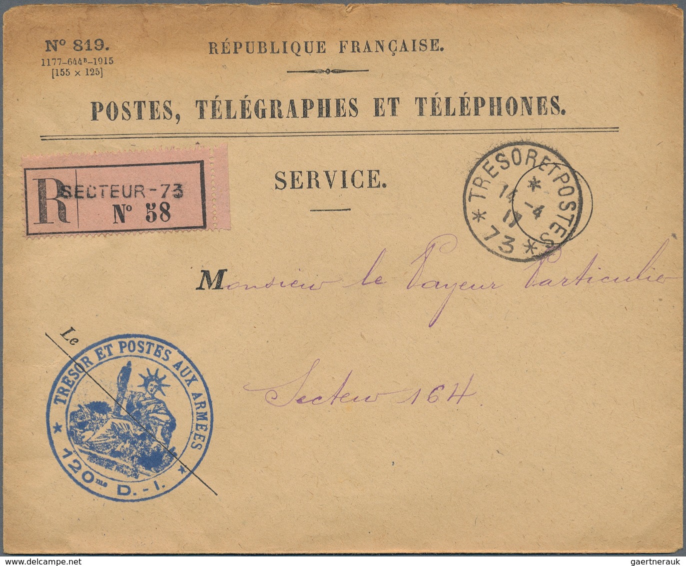 Frankreich: 1914/1921, holding of apprx. 2000+ field post covers/fronts + related, showing a vast ra