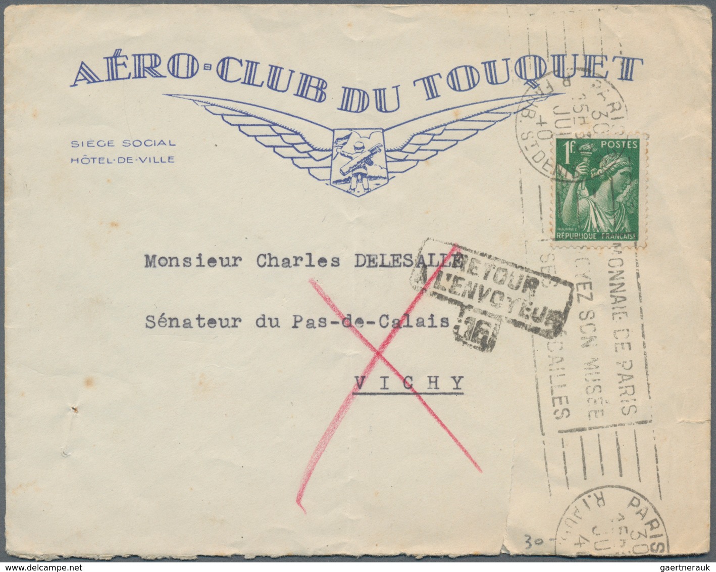 Frankreich: 1940/1945, Fine Accumulation Of About 140 Covers And Cards Many Of Them Returned To Send - Sammlungen