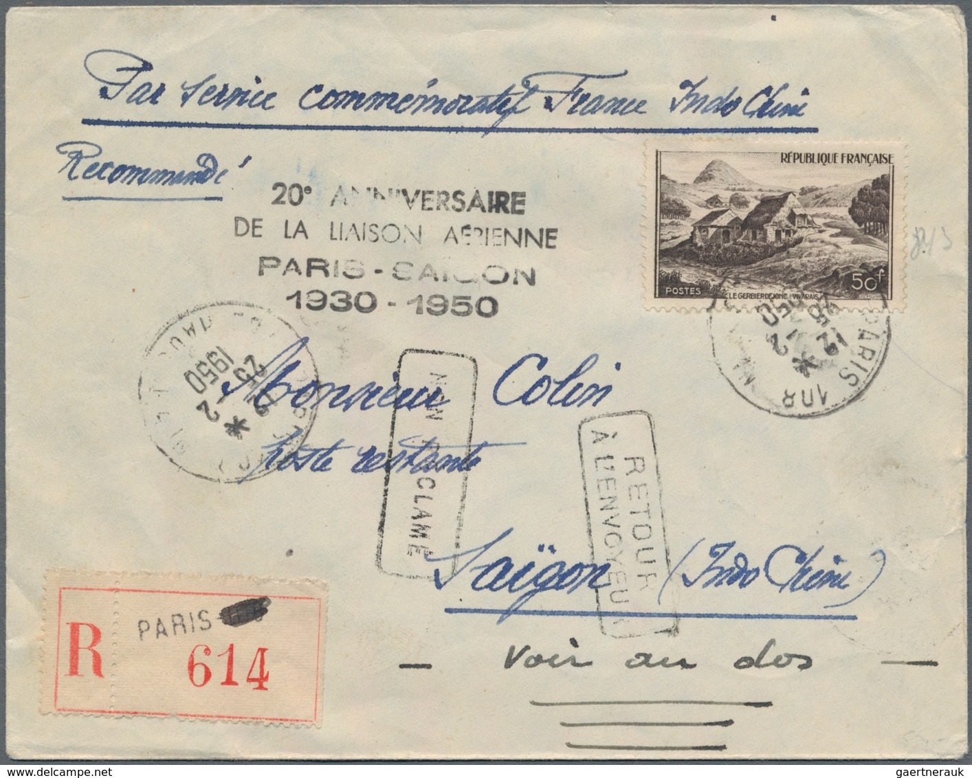 Frankreich: 1950/1959, FIRST AND SPECIAL FLIGHTS, Lot Of 63 Airmail Covers/cards Bearing Attractive - Sammlungen