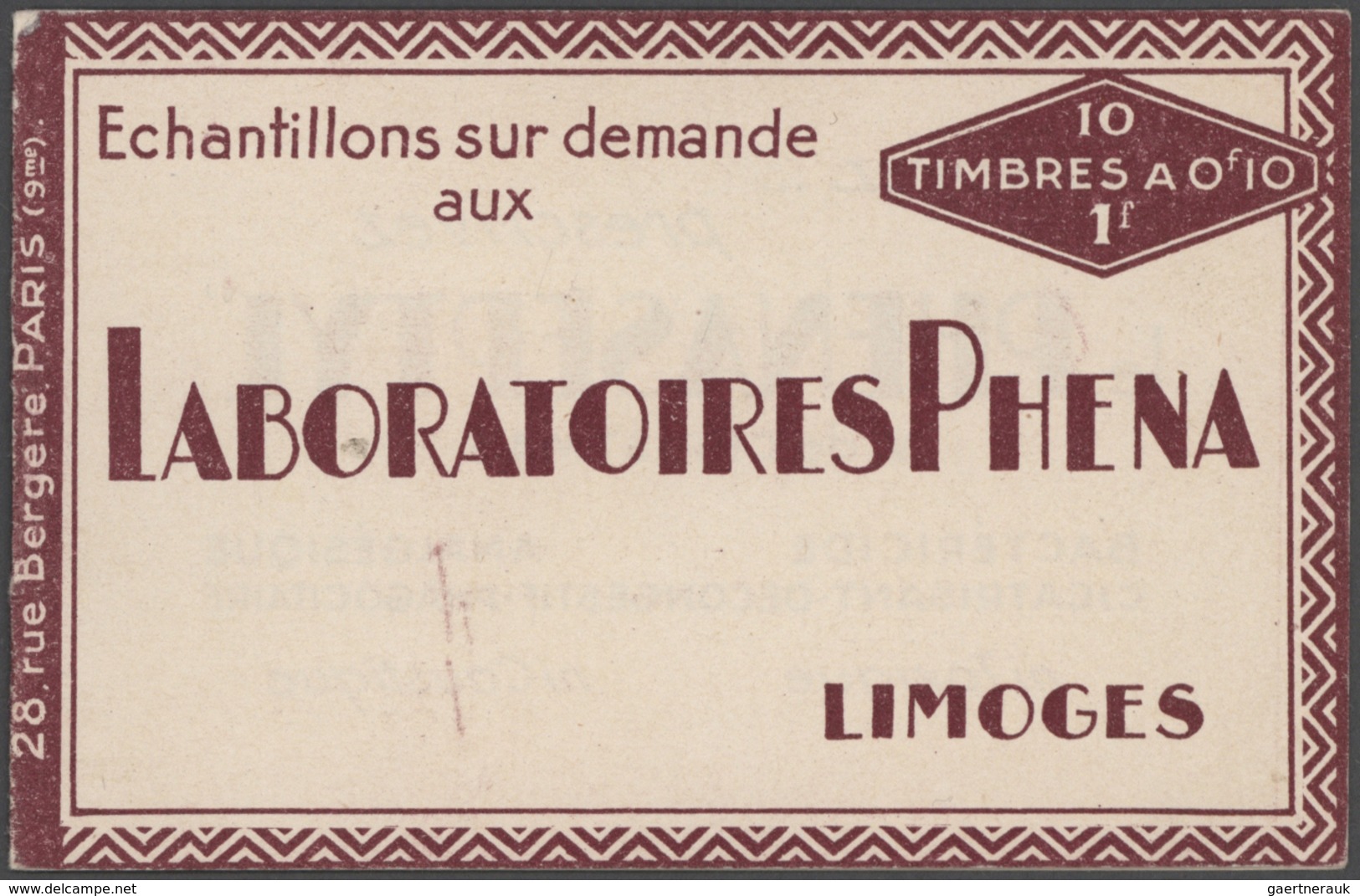 Frankreich - Markenheftchen: 1906/1990 (ca.), Collection/holding Of Apprx. 330 Booklets, Neatly Sort - Autres & Non Classés